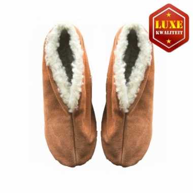 Beige suede Spaanse sloffen dames maat 41