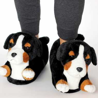 Dames dieren berner sennen hond sloffen/sloffen voor volwassenen