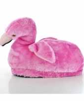 Dames zachte dieren sloffen flamingo